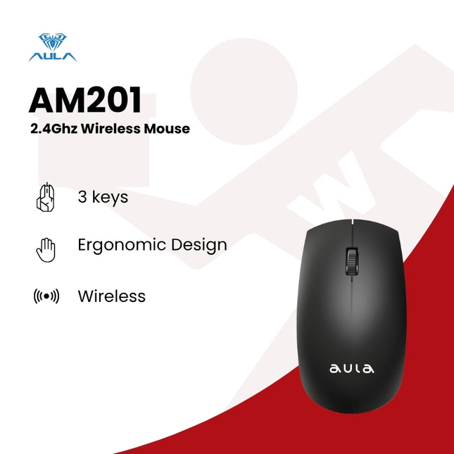 Aula AM201 2.4Ghz Wireless Mouse