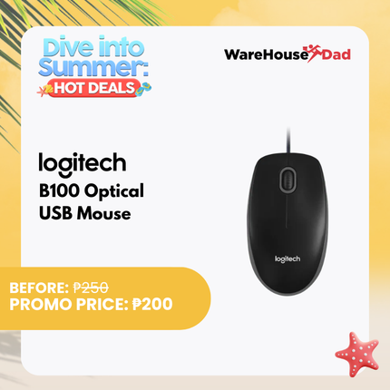 Logitech B100 Optical USB Mouse