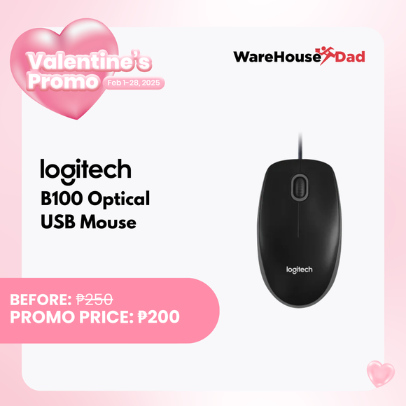 Logitech B100 Optical USB Mouse