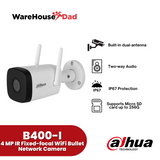 Dahua IR Bullet (B400-I) 4MP IR Fixed-focal Wi-Fi Bullet Network Camera