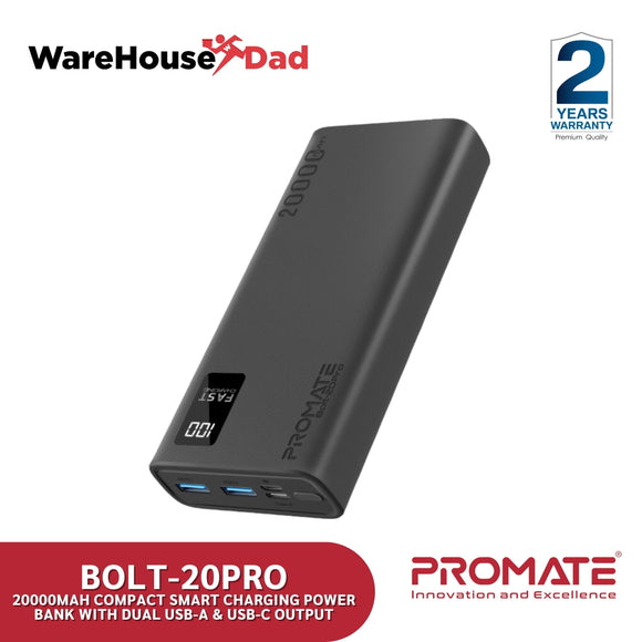 Promate VolTag-5 5000mAh Super-Slim Power Bank with Dual 2A USB