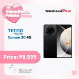 Tecno CAMON 30 4G Smartphones with Free Lenovo HF130 Wired Earphone