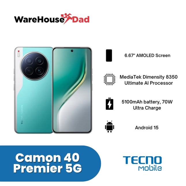 Tecno Camon 40 Premiere 5G 12GB+256GB Smartphone