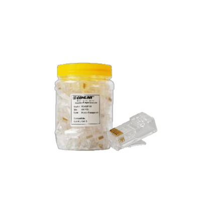 Comlink Passthru Ez-Rj45 Connector 100pcs (RC-EZP100)