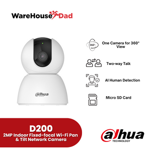 Dahua Hero B1 (D200) 2MP Indoor Fixed-focal Wi-Fi Pan  & Tilt Network Camera