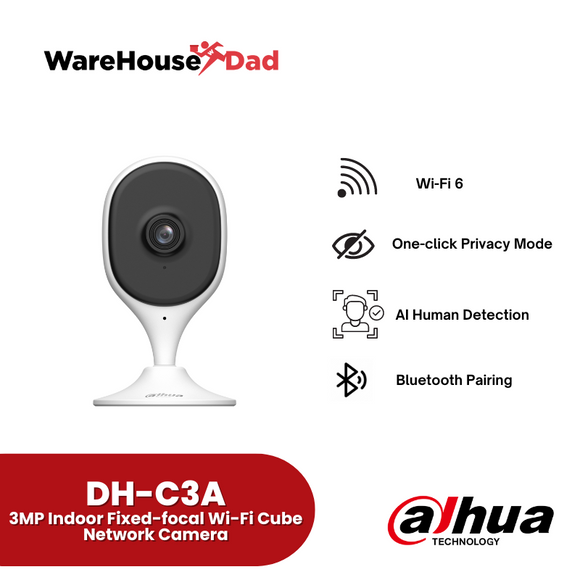 Dahua Cube A1 (DH-C3A) 3MP Indoor Fixed-focal Wi-Fi Cube Network Camera