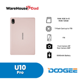 DOOGEE U10 Pro | 10.1" IPS HD Display | Quad Core RK3562 | Android 13 | 20GB (8+12GB) RAM+ 128GB ROM
