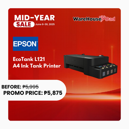 Epson EcoTank L121 A4 Ink Tank Printer