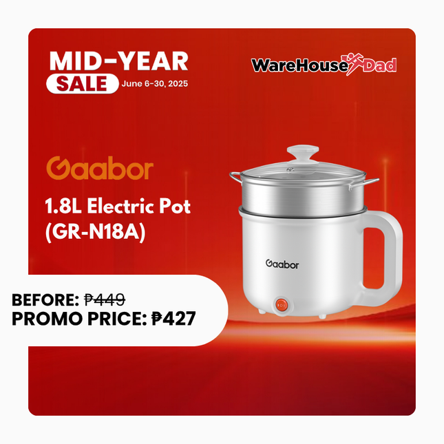 Gaabor 1.8L Electric Pot (GR-N18A)