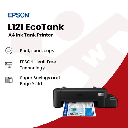 Epson EcoTank L121 A4 Ink Tank Printer
