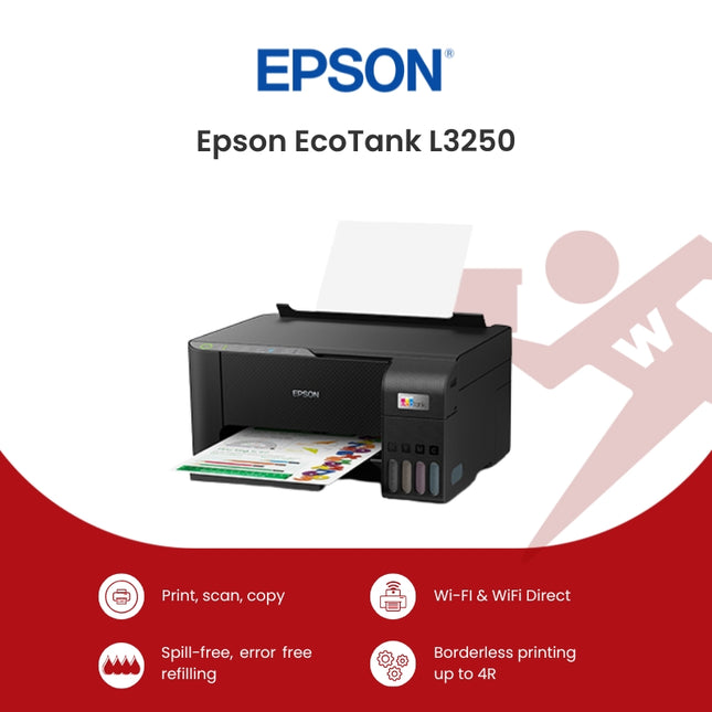 Epson EcoTank L3250 A4 Wi-Fi All-in-One Ink Tank Printer
