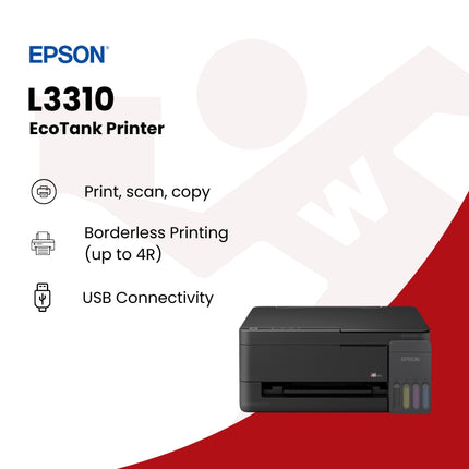 Epson EcoTank L3310 A4 All-in-One Ink Tank Printer
