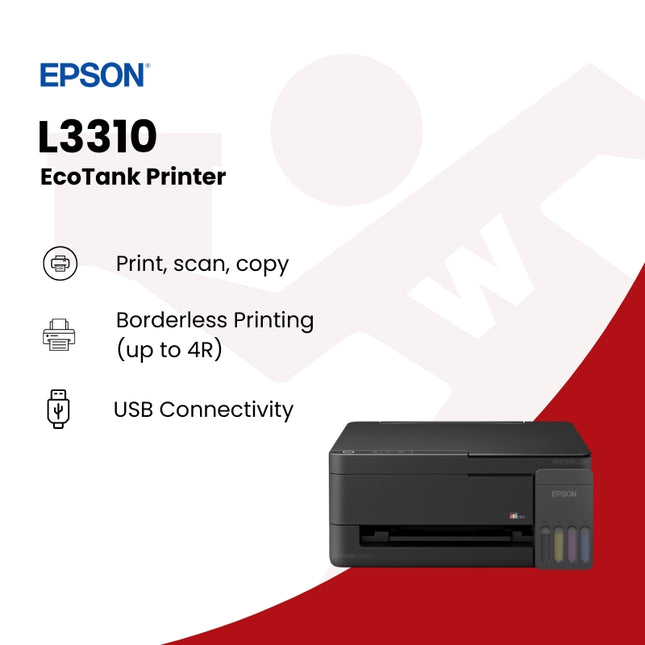 Epson EcoTank L3310 A4 All-in-One Ink Tank Printer