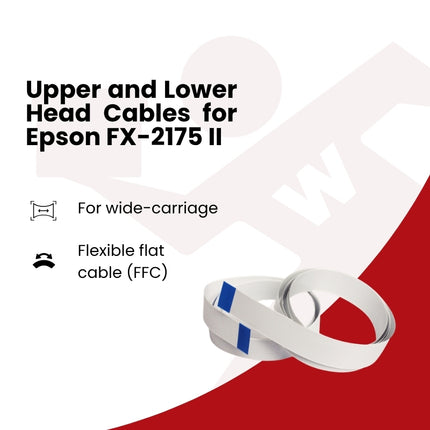 Upper and Lower Head Cables for Epson FX-2175 II