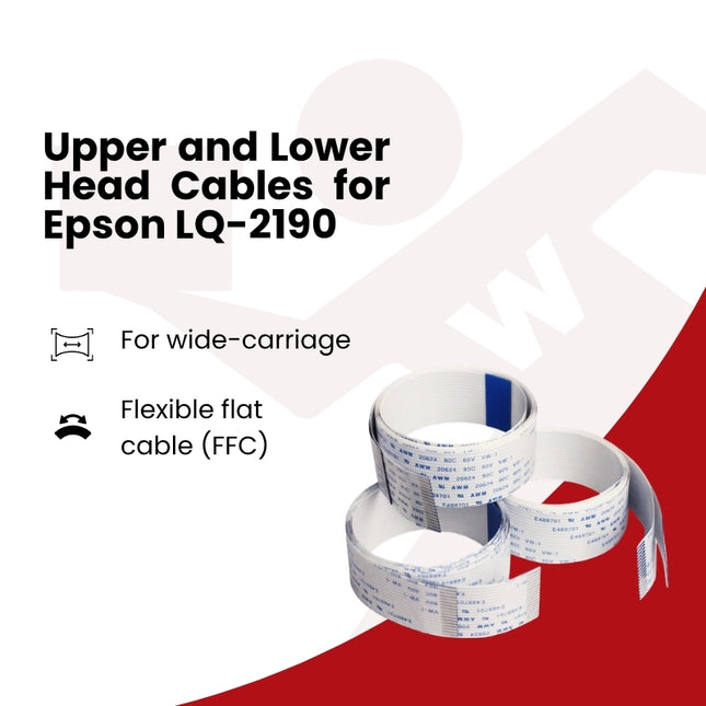 Upper and Lower Head Cable for Epson LQ-2190