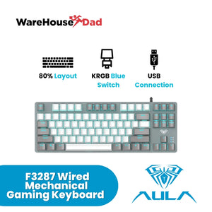 AULA F3287 Mechanical Gaming Keyboard Wireless/Wired Dual Modes