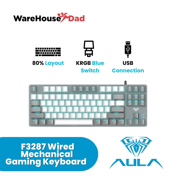 AULA F3287 Mechanical Gaming Keyboard Wireless/Wired Dual Modes