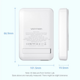 Vention 10000mAh Magnetic Wireless Power Bank 22.5W (FHTB0/FHTW0)