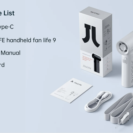 Jisulife Handheld Fan Life 9