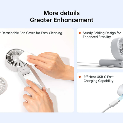 Jisulife Handheld Fan Life 7