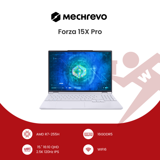 Mechrevo Forza 15X Pro Laptop l 1TB NVME l  AMD Ryzen 7 l with Laptop Backpack