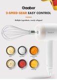 Gaabor Electric Egg Beater Two-Speed Gear and Stainless Steel (GE-M03D)