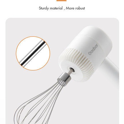 Gaabor Electric Egg Beater Two-Speed Gear and Stainless Steel (GE-M03D)
