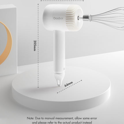 Gaabor Electric Egg Beater Two-Speed Gear and Stainless Steel (GE-M03D)