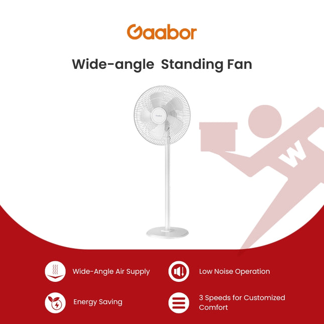 Gaabor  Standing Fan Wide-angle Air Supply & Noise Reduction (GFD-N400A01)