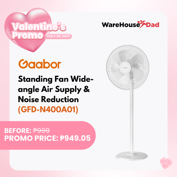 Gaabor  Standing Fan Wide-angle Air Supply & Noise Reduction (GFD-N400A01)