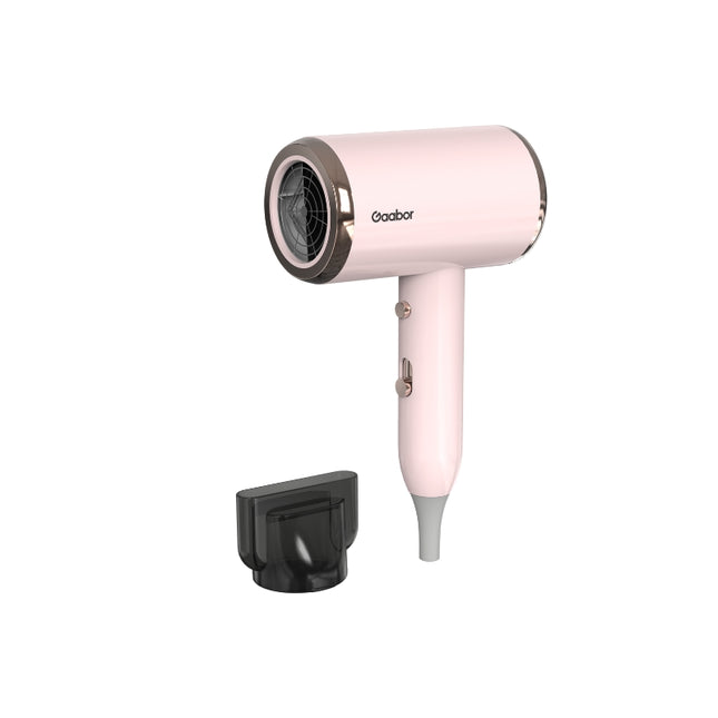 Gaabor Portable Blue Light Quick-Drying Pink Hair Dryer 4 Modes (GHD-N1000D)
