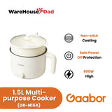 Gaabor Multi-purpose Non-Stick Electric Pot | 1.5L Large Capacity (GR-N15A)