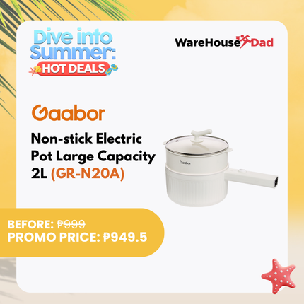 Gaabor Non-stick Electric Pot Large Capacity 2L (GR-N20A)