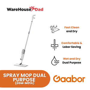 Gaabor Spray Mop Dual Purpose With Removable Microfiber Cloth Wet & Dry Dual Purpose (GSM-M01A)