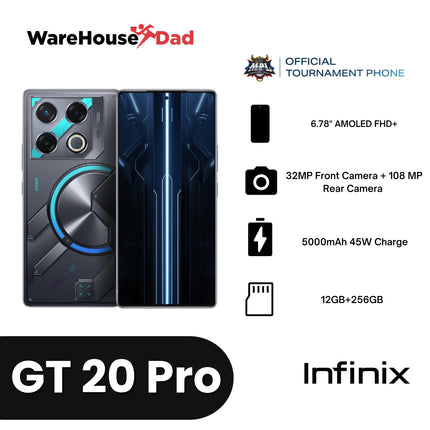 Infinix GT 20 Pro Smartphones with FREE Lenovo HF130 Wired Earphone