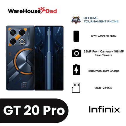Infinix GT 20 Pro Smartphones with FREE Lenovo HF130 Wired Earphone