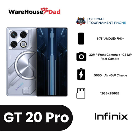 Infinix GT 20 Pro Smartphones with FREE Lenovo HF130 Wired Earphone