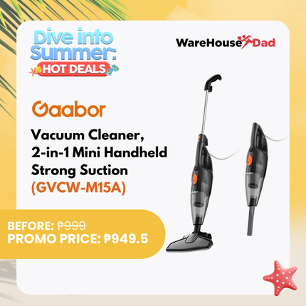 Gaabor Vacuum Cleaner Household 2-in-1Mini Handheld Dual Use (GVCW-M15A)