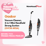 Gaabor Vacuum Cleaner Household 2-in-1Mini Handheld Dual Use (GVCW-M15A)