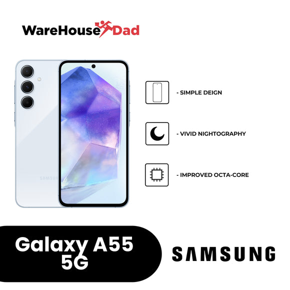 Samsung Galaxy A55 5G with FREE Lenovo HF130 Wired Earphone