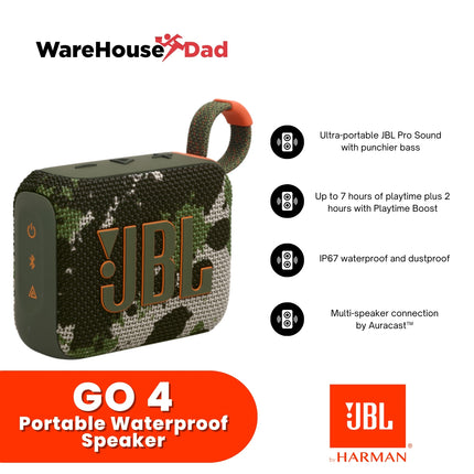 JBL Go 4 ultra-portable Bluetooth speaker