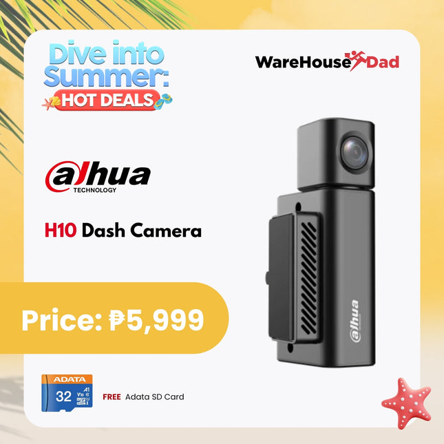 Dahua H10 Dash Camera with FREE Adata SD Card