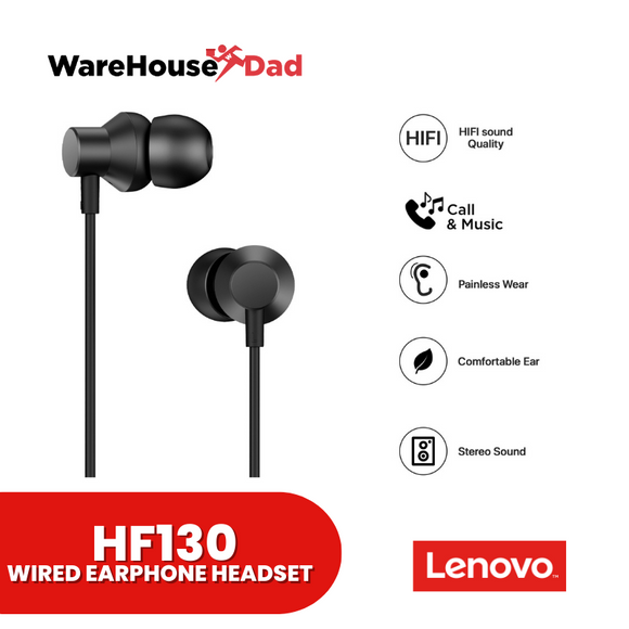 Lenovo HF130 Wired Earphones Headset