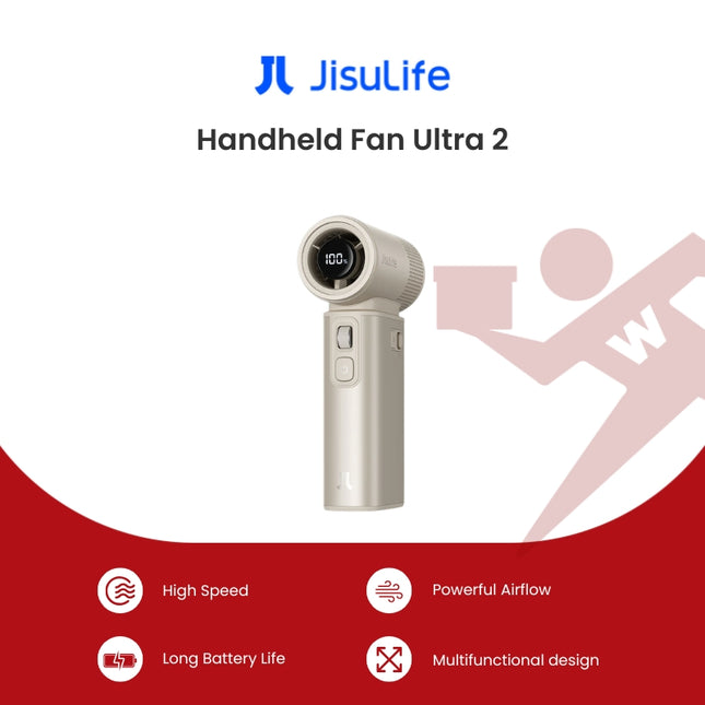 Jisulife Handheld Fan Ultra 2 9000Mah - Brown