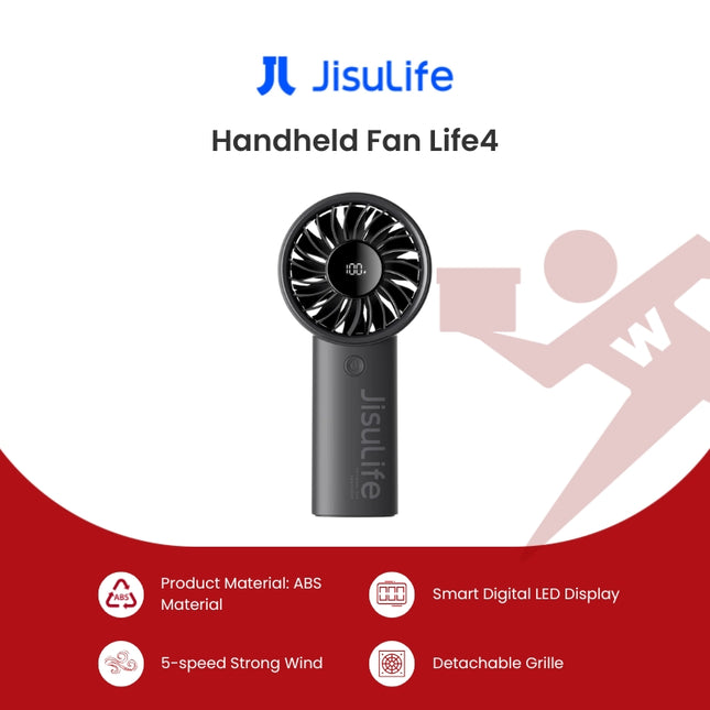 Jisulife Handheld Fan Life 4