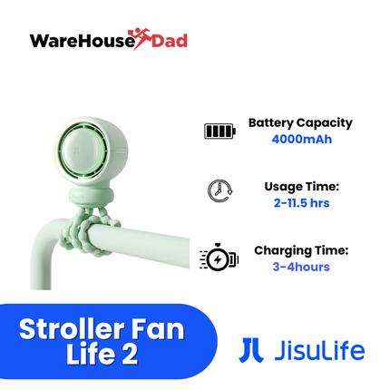 Jisulife Stroller Fan Life 2