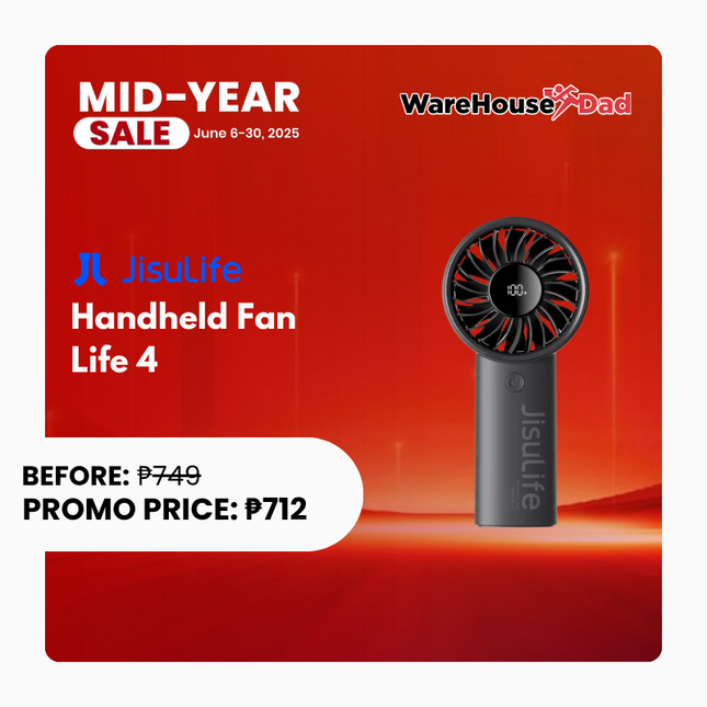 Jisulife Handheld Fan Life 4