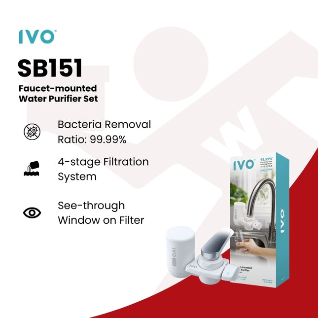 IVO SB151 Faucet-mounted Water Purifier Set