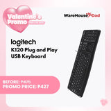 Logitech K120 Plug-and-Play USB Keyboard