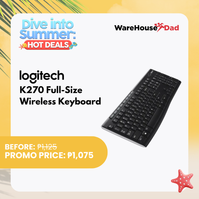 Logitech K270 Full-size Wireless Keyboard